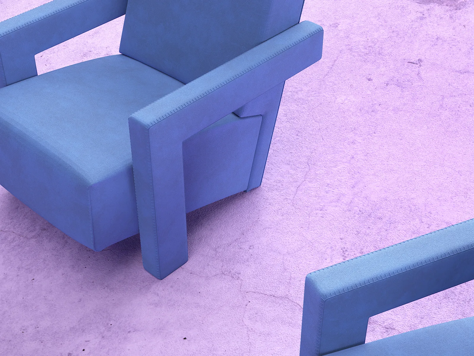 Close-up detail of contemporary design chairs, photography by Filippo Piantanida
