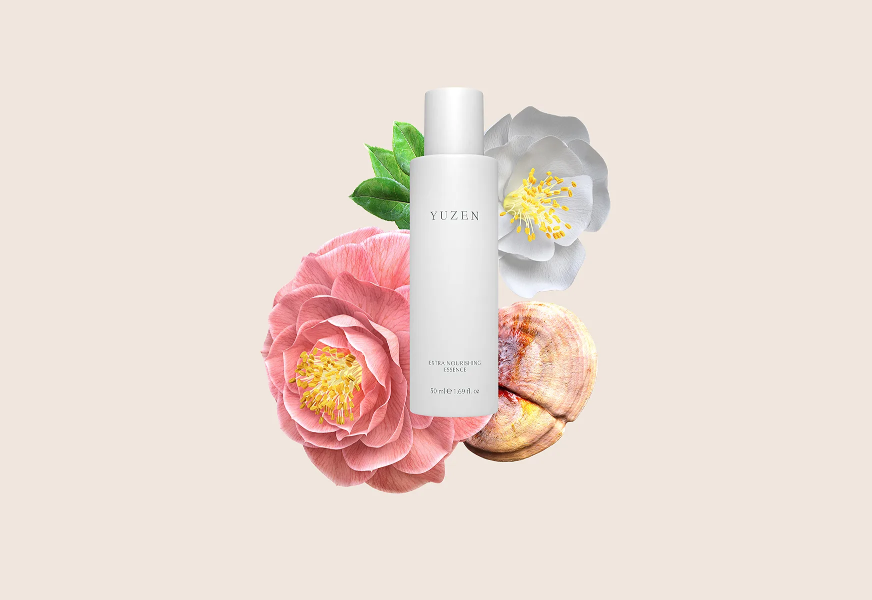 Yuzen ADV image with colourful flowers modelled in 3D, photography curated by Filippo Piantanida