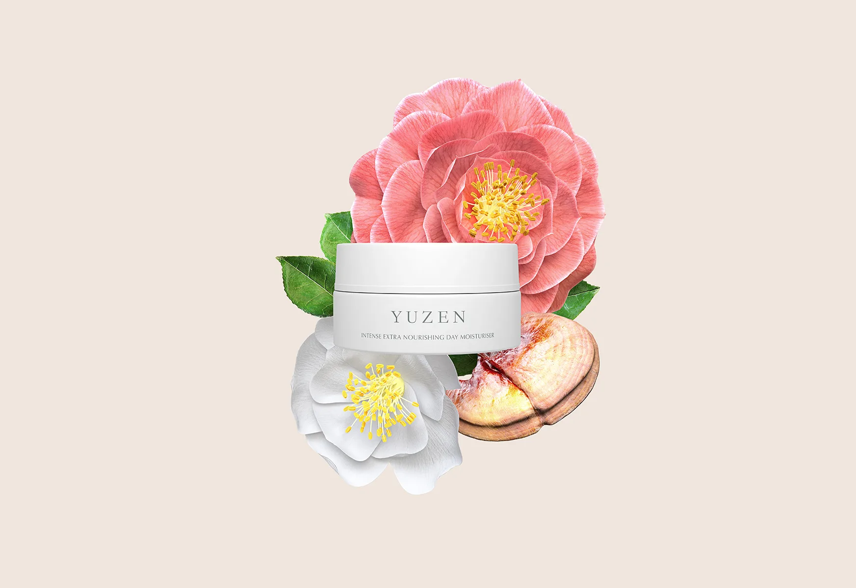 Yuzen ADV campaign with a 3D floral design in brilliant colours